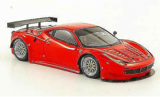 Ferrari 458 Italia GT2 1/43 Fujimi rood Prasentationsfahrzeug 2011 modelauto