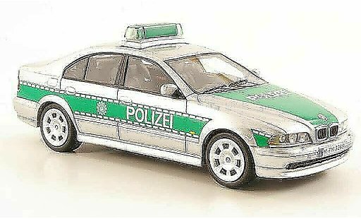 Bmw 530 police 1/43 Neo i (E39) Politie grijs /groen 2002 modelauto