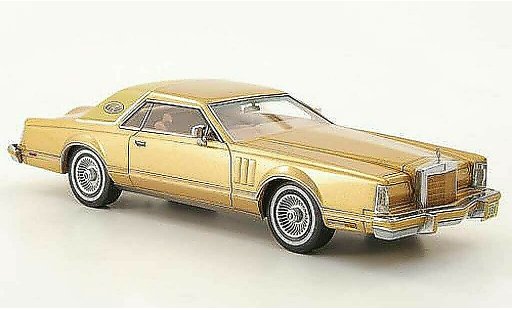 Lincoln Continental 1978 1/43 Neo Mark V Coupe gold/beige modelauto