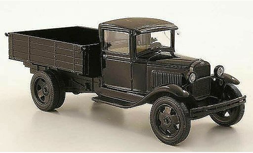 Gaz AA Pritsche 1/43 Nash Avtoprom laadbak zwart modelauto