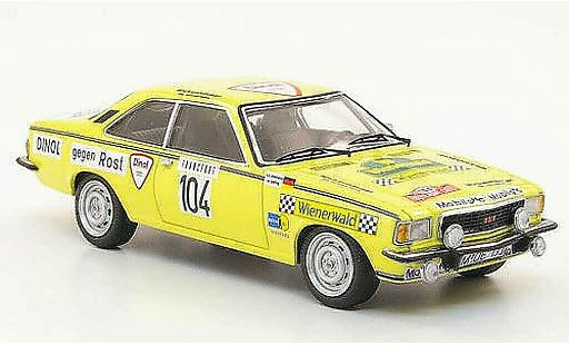 Opel Commodore B 1/43 Schuco GS/E No.104 Lyding/Klemenz Rally Monte Carlo 1976 modelauto