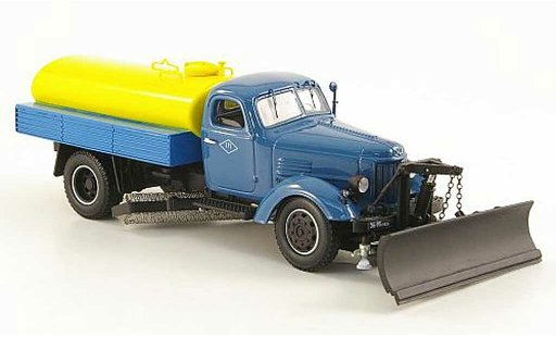 Zil 164 Base 1/43 DIP Models A/KPM-2 Strassenreinigroeng No.171 blauw/geel modelauto