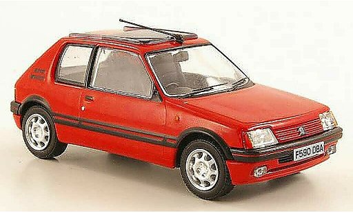 Peugeot 205 GTI 1/43 Vanguards 1.9 rood modelauto