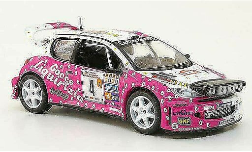 Peugeot 206 WRC 1/43 Hachette No.4 Bonelle Rally de Madeira 2003 modelauto