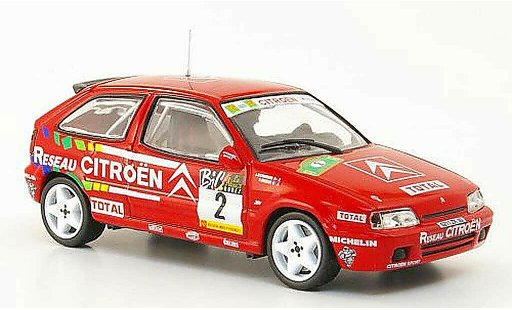 Citroen ZX Rallye 1994 1/43 Hachette Rally 16V No.2 Reseau Rally du Rouerque modelauto