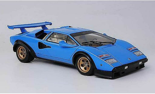 Lamborghini Countach 5000 S 1/18 Kyosho Walter Wolf blauw modelauto