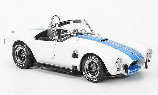 AC Cobra shelby 427 1/18 Kyosho S/C wit/blauw modelauto