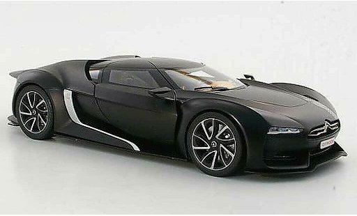 Citroen GT concept 1/18 Norev mat zwart 2008 modelauto