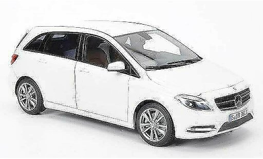 Mercedes Classe B Base 1/18 Norev B180 wit 2011 modelauto