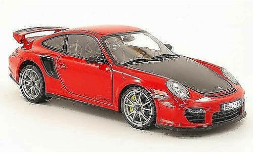 Porsche 911 GT2 RS 1/18 Minichamps 2010 rood/carbon modelauto