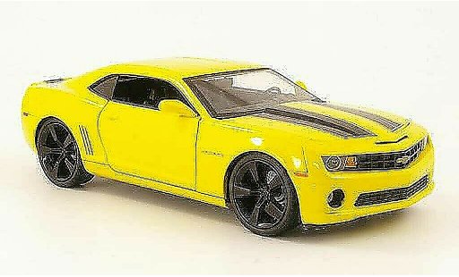 Chevrolet Camaro SS 1/18 Jada Toys geel/zwart 2010 modelauto