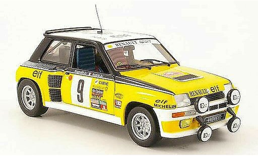Renault 5 Turbo 1/18 Eagle no9 elf rallye monte carlo 1981 j.ragnotti / andrie modelauto