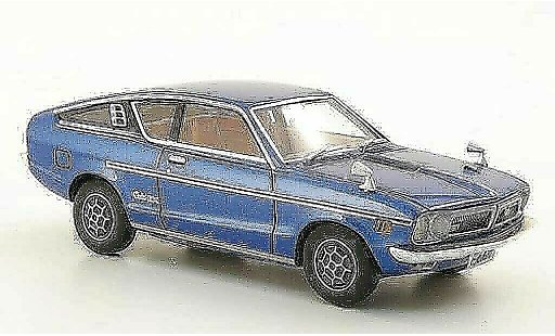 Nissan Sunny Coupe GX 1/43 Hi Story blauw RHD 1973 modelauto