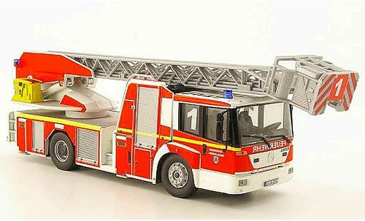 Mercedes Econic Feuerwehr 1/43 Wiking DL 32 Metz pompier Dusseldorf modelauto