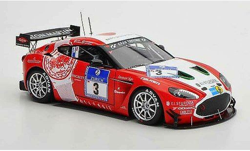 Aston Martin V12 Zagato coupe 1/43 Minichamps Zagato No.3 24h Nurburgring 2011 modelauto