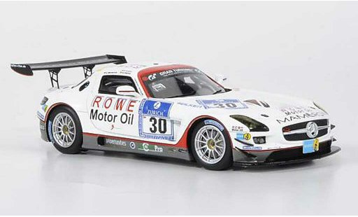 Mercedes SLS GT3 1/43 Minichamps AMG No.30 Mamerow / Rowe Racing 24h ADAC Nurburgring 2011 modelauto