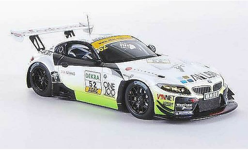 Bmw Z4 GT3 1/43 Minichamps E89 No.52 Westcoast Racing F.Lestrup / L.Stugemo ADAC GT Masters-Saison 2011 modelauto