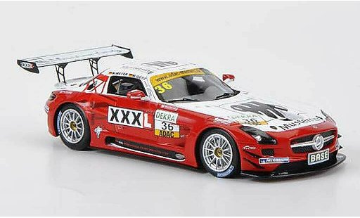 Mercedes SLS GT3 1/43 Minichamps AMG No.36 MS Racing Musterring ADAC GT Masters 2011 modelauto