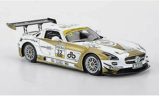 Mercedes SLS GT3 1/43 Minichamps AMG No.32 Heico Motorsport D.Baumann / H.Proczyk ADAC GT Masters 2011 modelauto