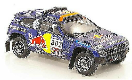 Volkswagen Touareg Dakar 1/43 Spark Race 3 No.302 Red Bull Rally 2011 modelauto