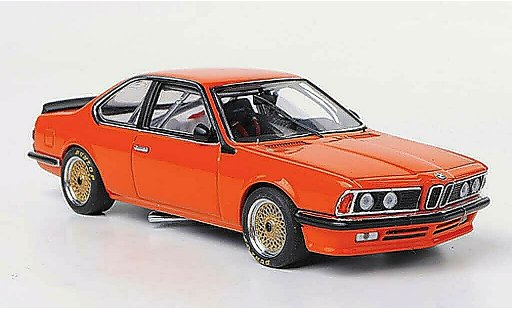 Bmw 635 Gr.A 1/43 Autoart oranje Plain Body Version modelauto