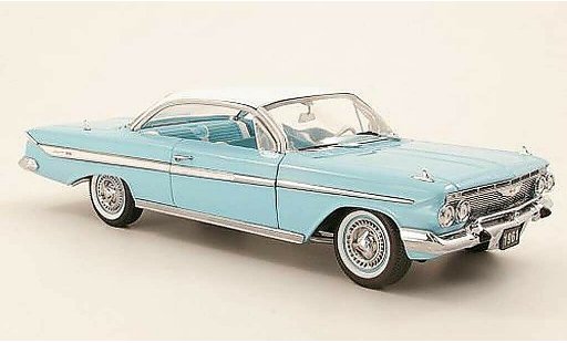 Chevrolet Impala Coupe 1/18 Sun Star 1961 Sport turquoise/bianco 1961 modelauto