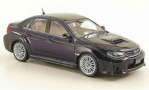 Subaru Impreza WRX 1/43 Ebbro STI A-Line blauw 2010 modelauto