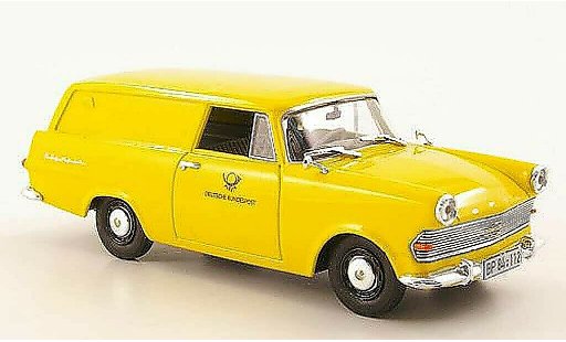 Opel Rekord P2 1/43 Bing bestelwagen Deutsche Post modelauto