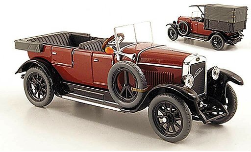 Skoda 110 L 1/43 Abrex Laurin & Klement Combi Sedan/Lieferwagen bruin 1927 modelauto