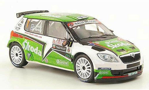 Skoda Fabia S2000 1/43 Abrex No.1 Hanninen/Markkula Rally Monte Carlo 2011 modelauto