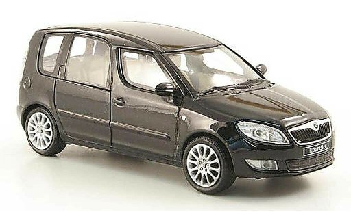 Skoda Roomster Base 1/43 Abrex zwart modelauto