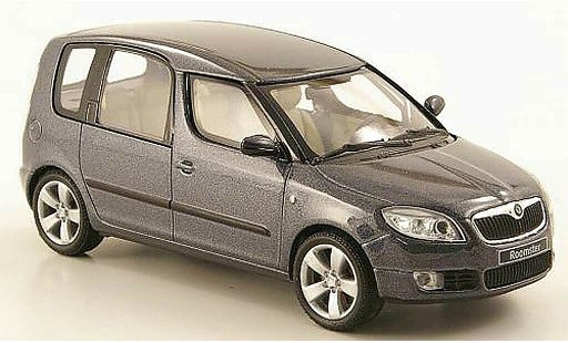 Skoda Roomster Base 1/43 Abrex grijs 2006 modelauto