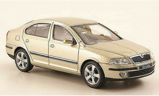 Skoda Octavia Limousine 1/43 Abrex Sedan beige modelauto