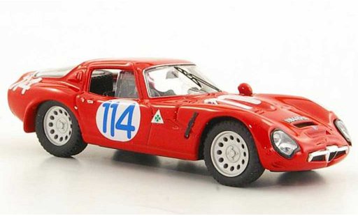 Alfa Romeo Giulia TZ2 1/43 Best No.114 ''Geki'' / Zeccoli Targa Florio 1966 modelauto