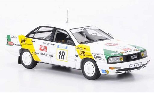 Audi 200 quattro course 1/43 Neo No.18 Luk zwart/Wicha Rally Akropolis 1989 modelauto