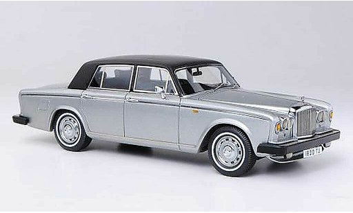 Bentley T2 berline 1/43 Neo grijs/matzwart RHD 1977 modelauto