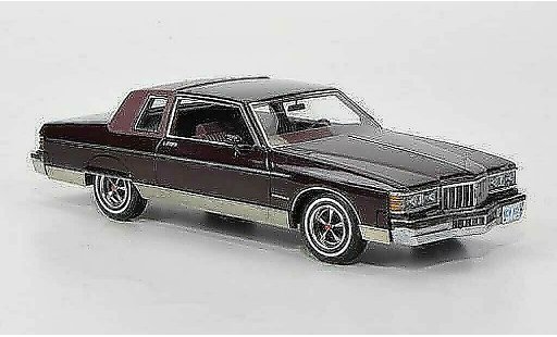 Pontiac Bonneville Brougham 1/43 American Excellence 2-portes Coupe rood/flieder beperkt edition 1980 modelauto