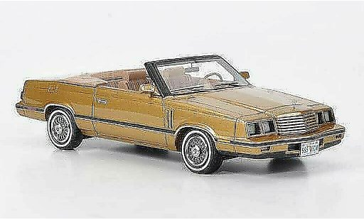 Dodge 600 Cabriolet 1/43 American Excellence gold beperkt edition 1984 modelauto
