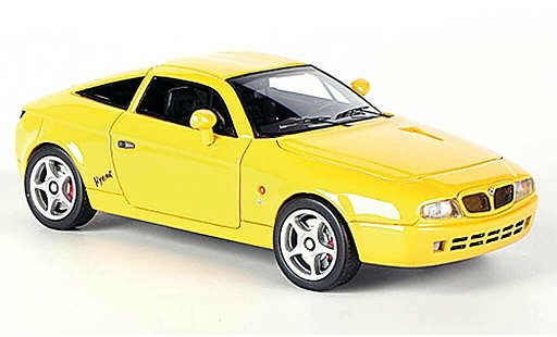 Lancia Hyena Zagato Base 1/43 Neo geel gelimiteerd Auflage 300 stuk 1992 modelauto