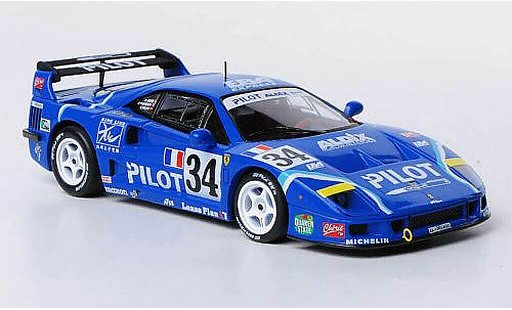 Ferrari F40 Competizione 1/43 Hot Wheels Elite No.34 Pilot M.Ferte / O.Thevenin / C.Palau 24h Le Mans 1994 modelauto