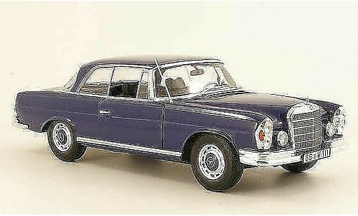 Mercedes 280 1969 1/18 Norev SE Coupe (W111) blauw modelauto