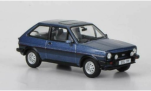 Ford Fiesta MKI 1/43 Vanguards XR2 blauw modelauto