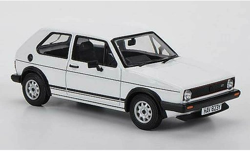 Volkswagen Golf GTI 1/43 Vanguards wit RHD modelauto