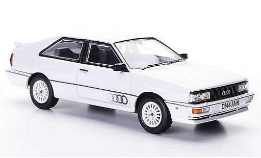 Audi Quattro coupe 1/43 Vanguards MkII wit RHD 1987 modelauto