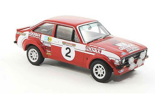 Ford Escort RS 1800 1/43 Vanguards MkII No.2 Cossack R.Clark / J.Porter Manx Rally 1975 modelauto