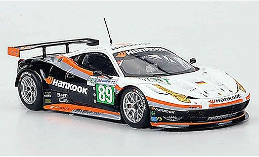 Ferrari 458 Italia GT2 1/43 Fujimi No.89 Hankook Team Farnbacher 24h Le Mans 2011 modelauto