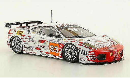 Ferrari F430 GTC 1/43 Fujimi No.83 Team JMB Racing M.Rodrigues / J.-M.Menahem / N.Marroc 24h Le Mans 2011 modelauto