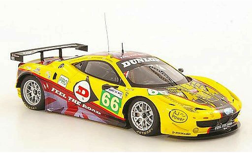 Ferrari 458 Italia GT2 1/43 Fujimi No.66 JMW Motorsport 24h Le Mans 2011 modelauto