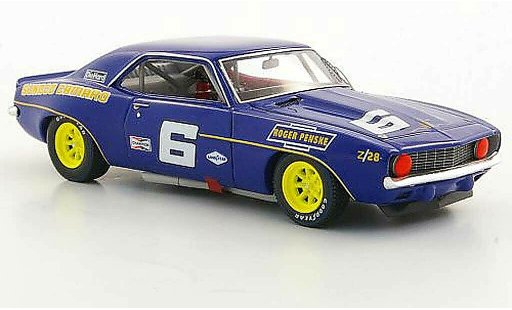 Chevrolet Camaro SS 1/43 Spark No.6 M.Donohue Trans Am 1969 modelauto