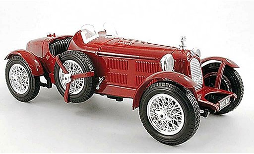 Alfa Romeo 8C 2300 1/18 Burago Monza rood modelauto